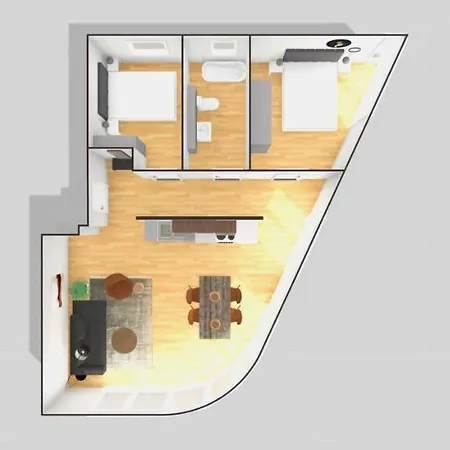 Ferienwohnung Penthouse Backbord K Apartamento